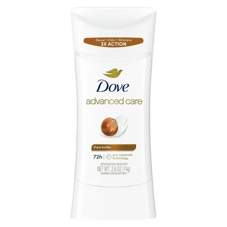 Dove Advanced Care Antiperspirant Deodorant Stick for Women Shea Butter, 2.6 oz | Walmart (US)