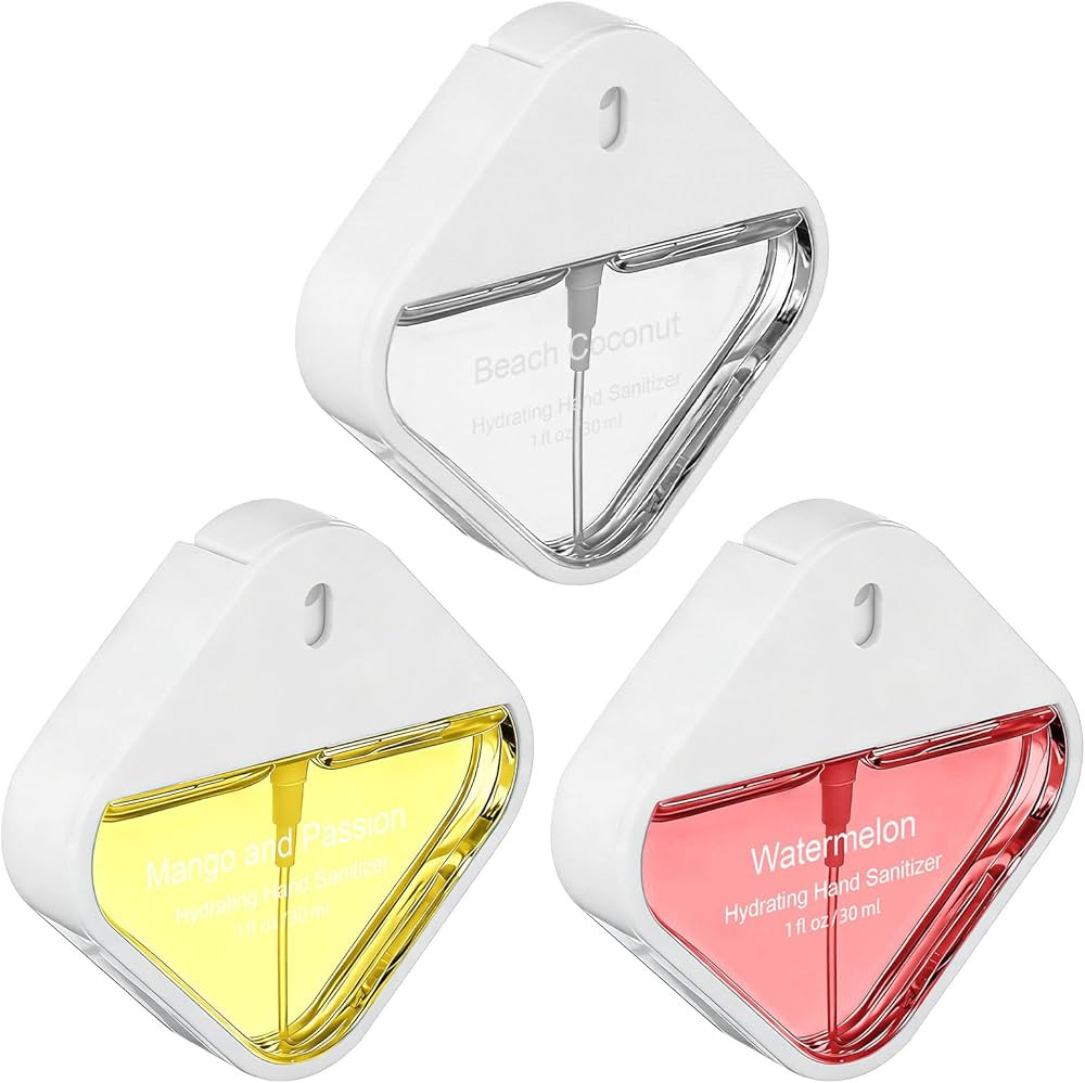 3 Pcs Power Mist Hydrating Hand Sanitizer Spray Bulk Travel Size Hand Sanitizer Spray Pocket 1 oz... | Amazon (US)