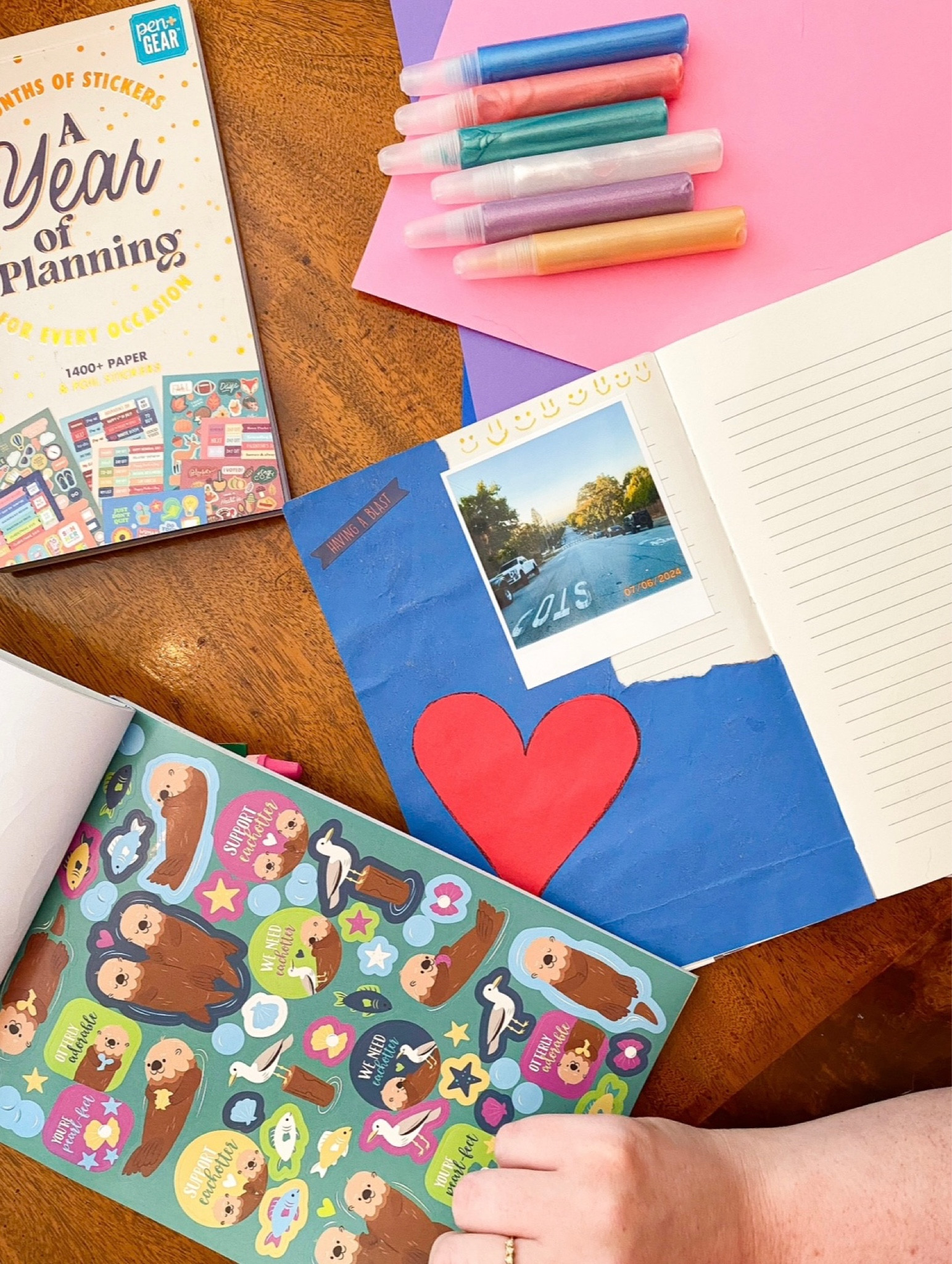 Let’s craft together! 📝 ❤️ #walmartpartner I started junk journaling for the first time and have been absolutely loving it! I grabbed all my stickers and other crafting supplies from @walmart thanks to their as soon as same day shipping. Check out the full journal spread on my Instagram! #ad

#LTKhome