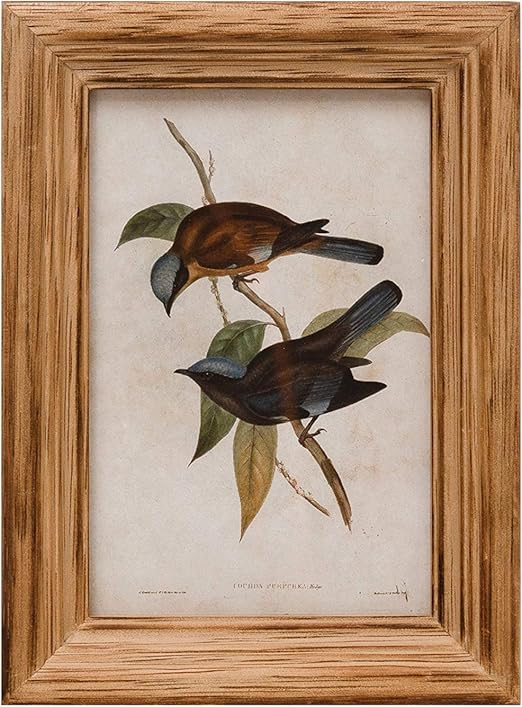 Creative Co-op 5.5 in x 7.5 in Wood Holds 4 in x 6 Photo Frame, Brown | Amazon (US)