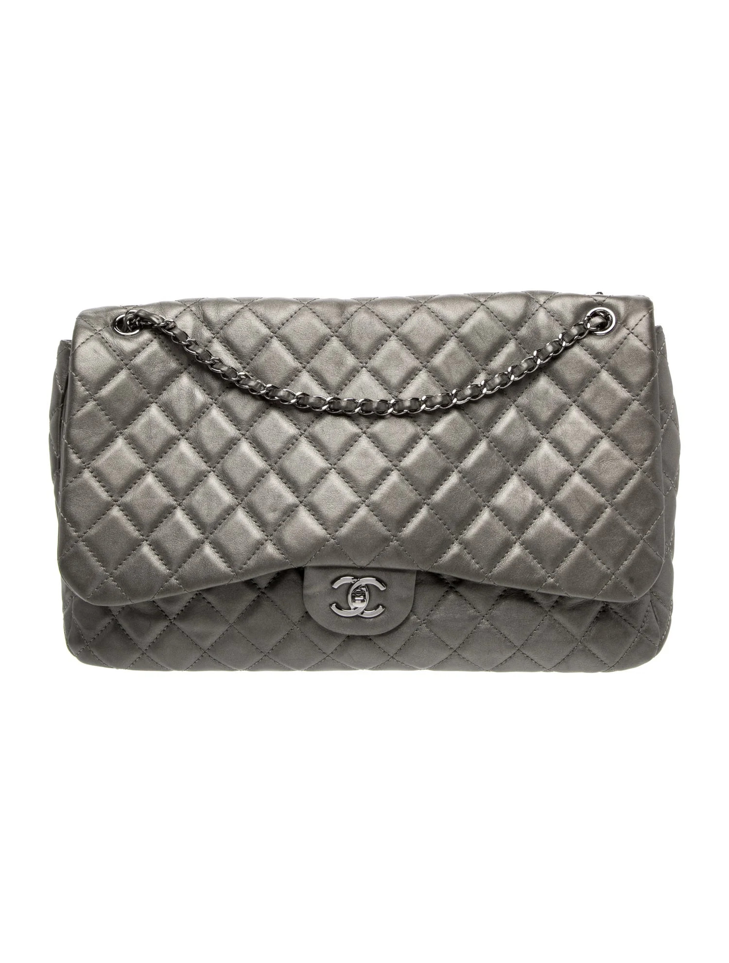 Chanel Small XXL Flap Bag - Grey Shoulder Bags, Handbags - CHA1414518 | The RealReal | The RealReal