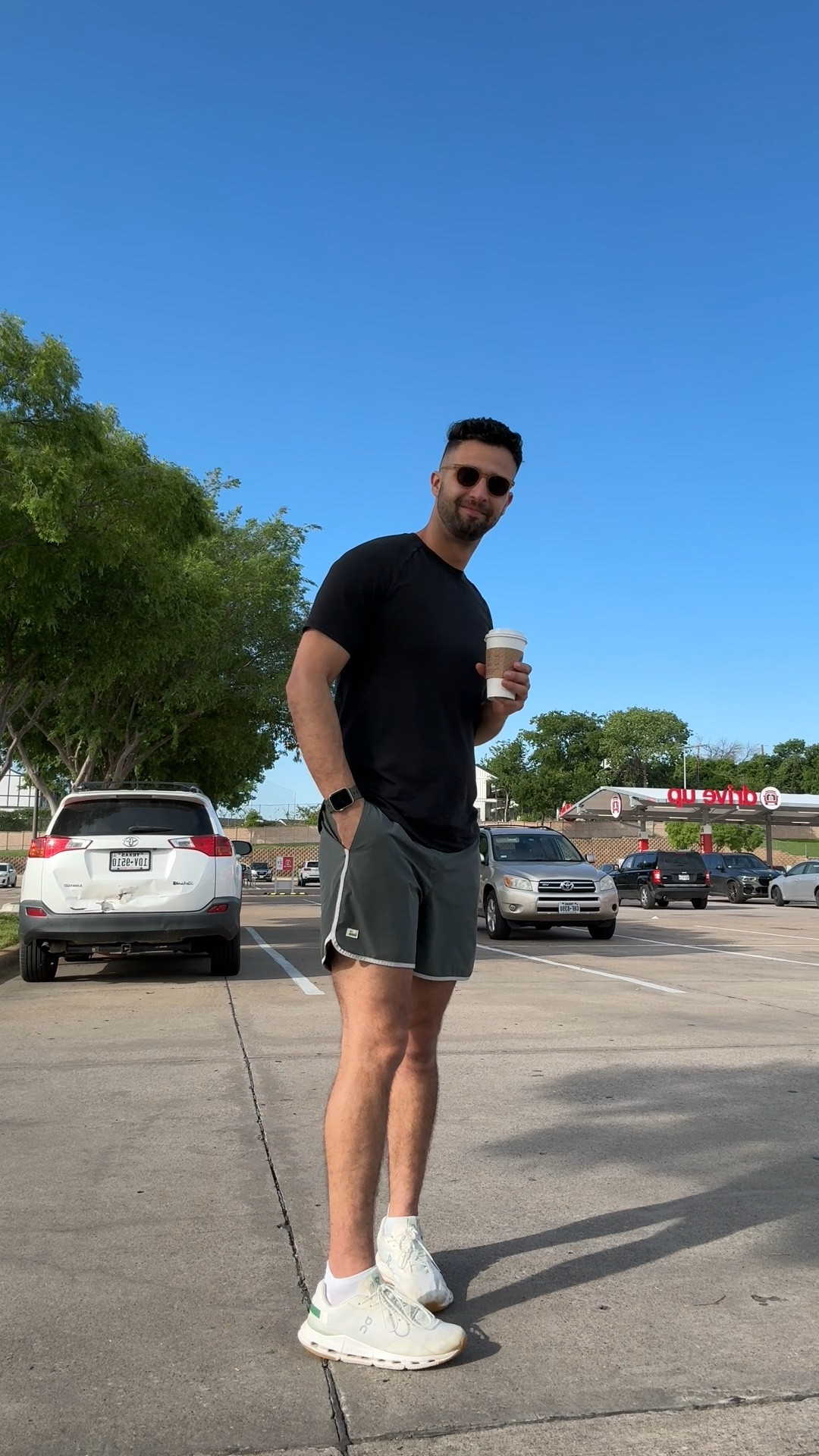 Men’s athleisure outfit 
Men’s Lululemon shirt 
Men’s Vuori shorts
Men’s On Cloud shoes 
Men’s workout outfit

#LTKmens #LTKActive