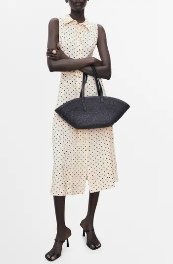 MANGO Polka Dot Shirtdress | Nordstrom | Nordstrom