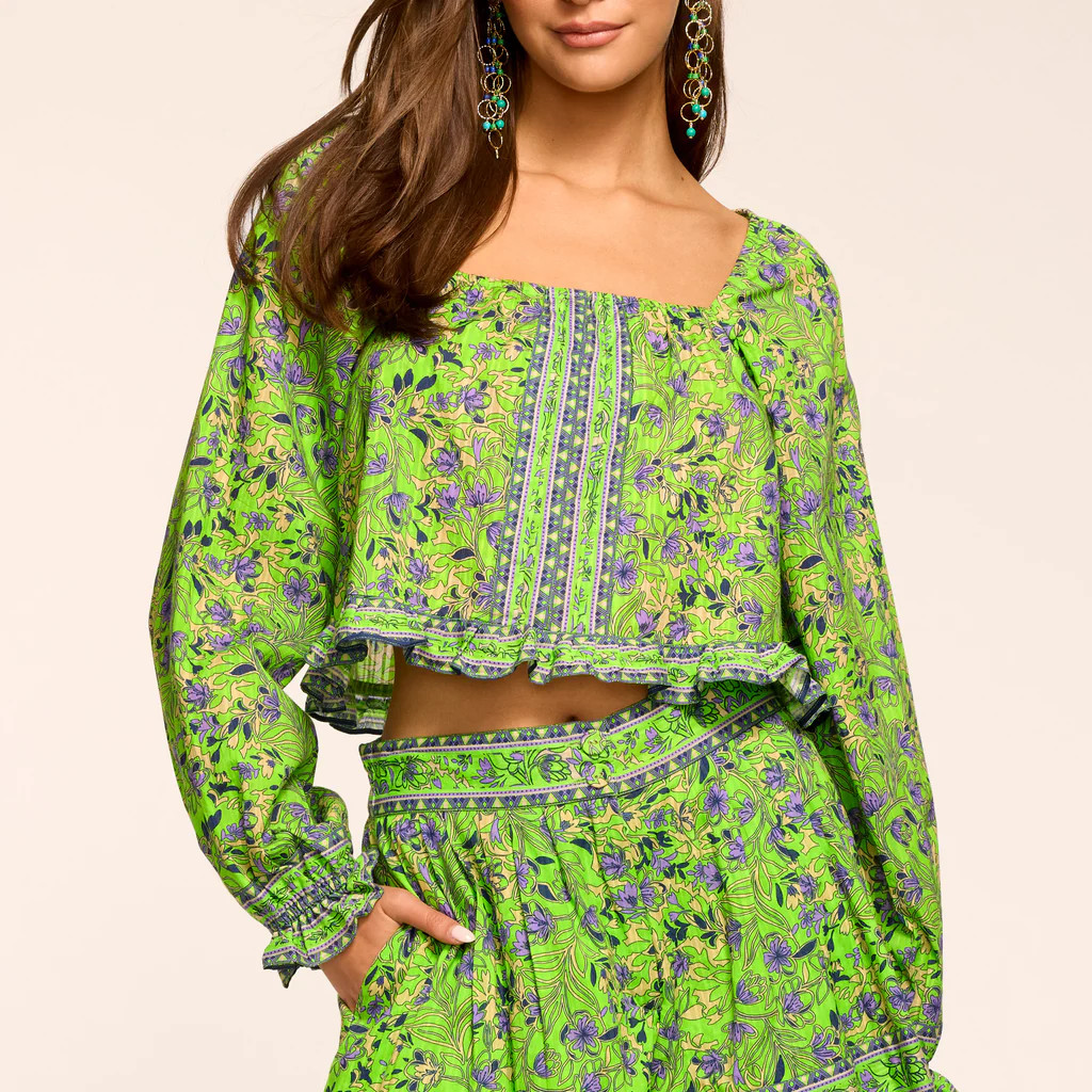 Quinn Printed Cotton Mini Short | Ramy Brook