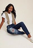 edgely™ High Rise Ripped Super Skinny Jean | Maurices