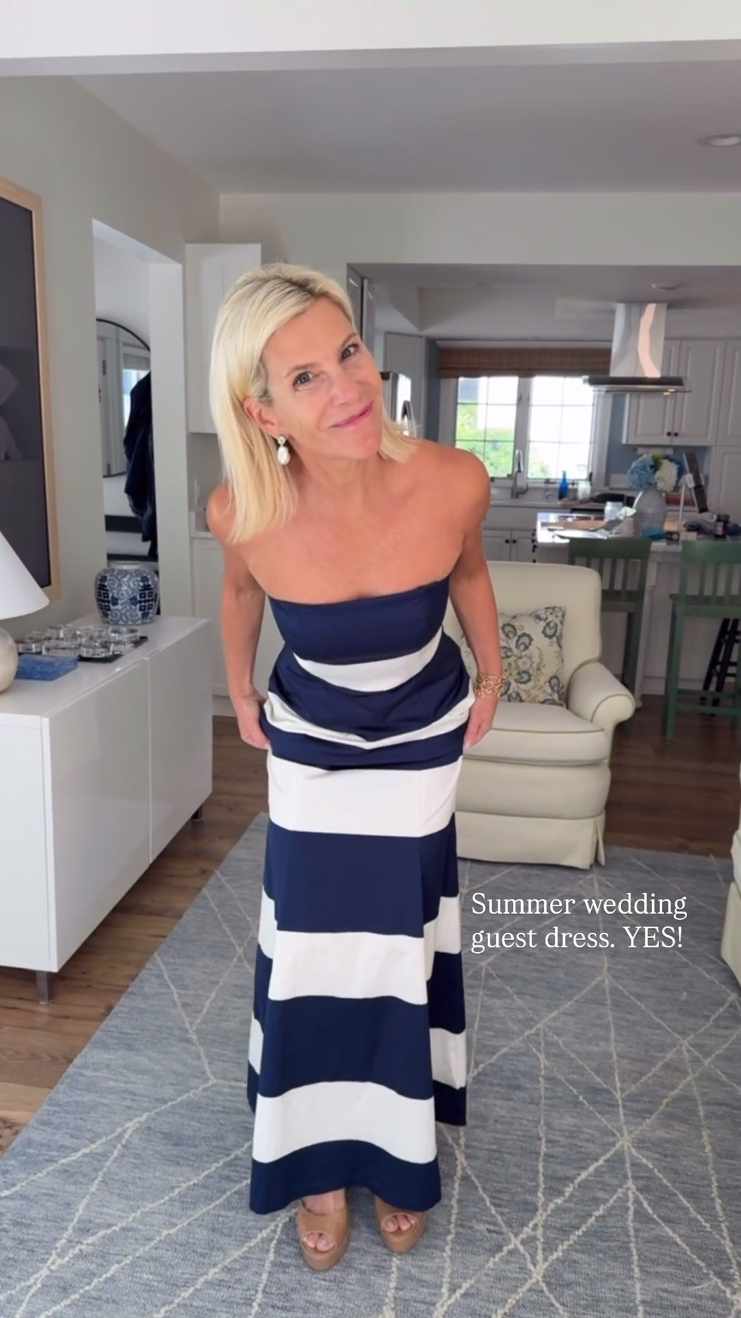 This strapless maxi dress is a stunning choice for summer weddings, beach weddings, and special occasions.

❤️ Heart = Support my posts
🔖 Save = Get sale & restock alerts
🛍️ Follow me on LTK for more effortless style.

#LTKootd #LTKSeasonal #LTKOver40