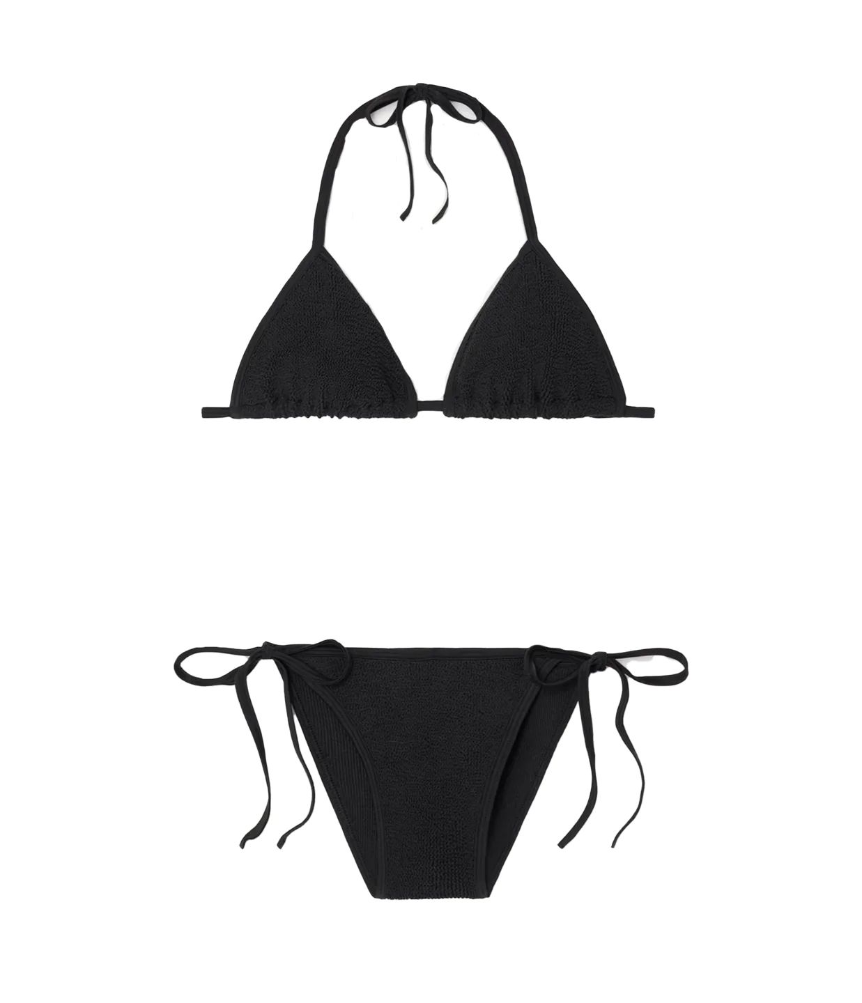 Gina Tie Bikini in Black | Mode Sportif