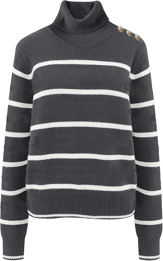 SANGTREE Women's Soft Turtleneck Sweater | Amazon (US)