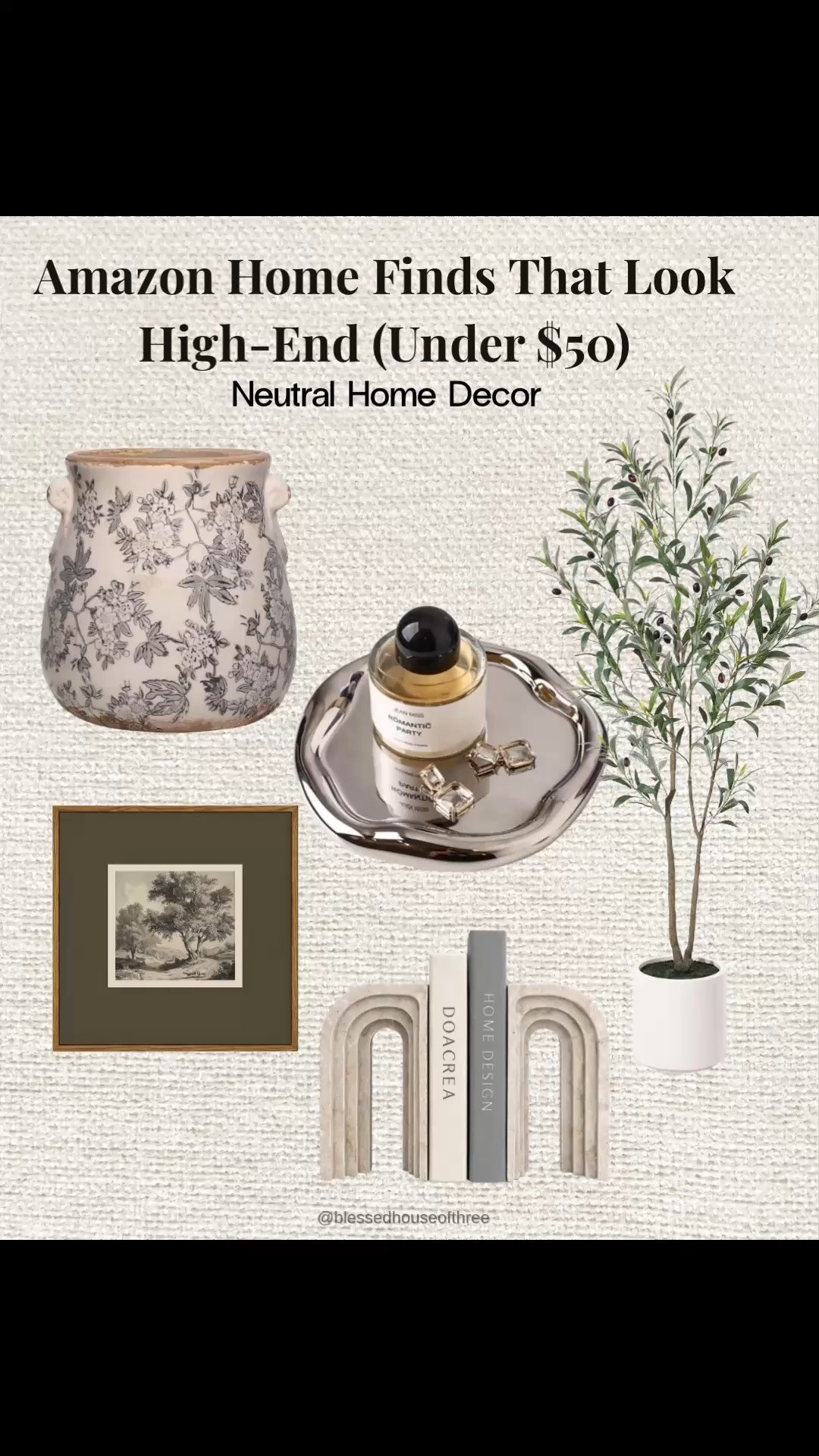 Designer-inspired home decor doesn’t have to come with a designer price tag. These Amazon home finds are all under $50 and are some of my favorite pieces for creating a neutral, elevated home. From cozy textiles and beautiful lighting to timeless decorative accents, these affordable finds look far more expensive than they are and blend perfectly with modern, organic, and transitional interiors. Living room decor, neutral home decor, coffee table decor, shelf decor, faux olive tree, bookends, organic modern decor.

#LTKHome #LTKSeasonal #LTKSaleAlert