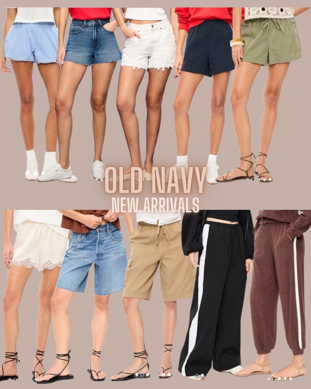50% off!!!

Old navy
Track pants
Bermuda shorts
Chino shorts
Denim shorts


#LTKSaleAlert