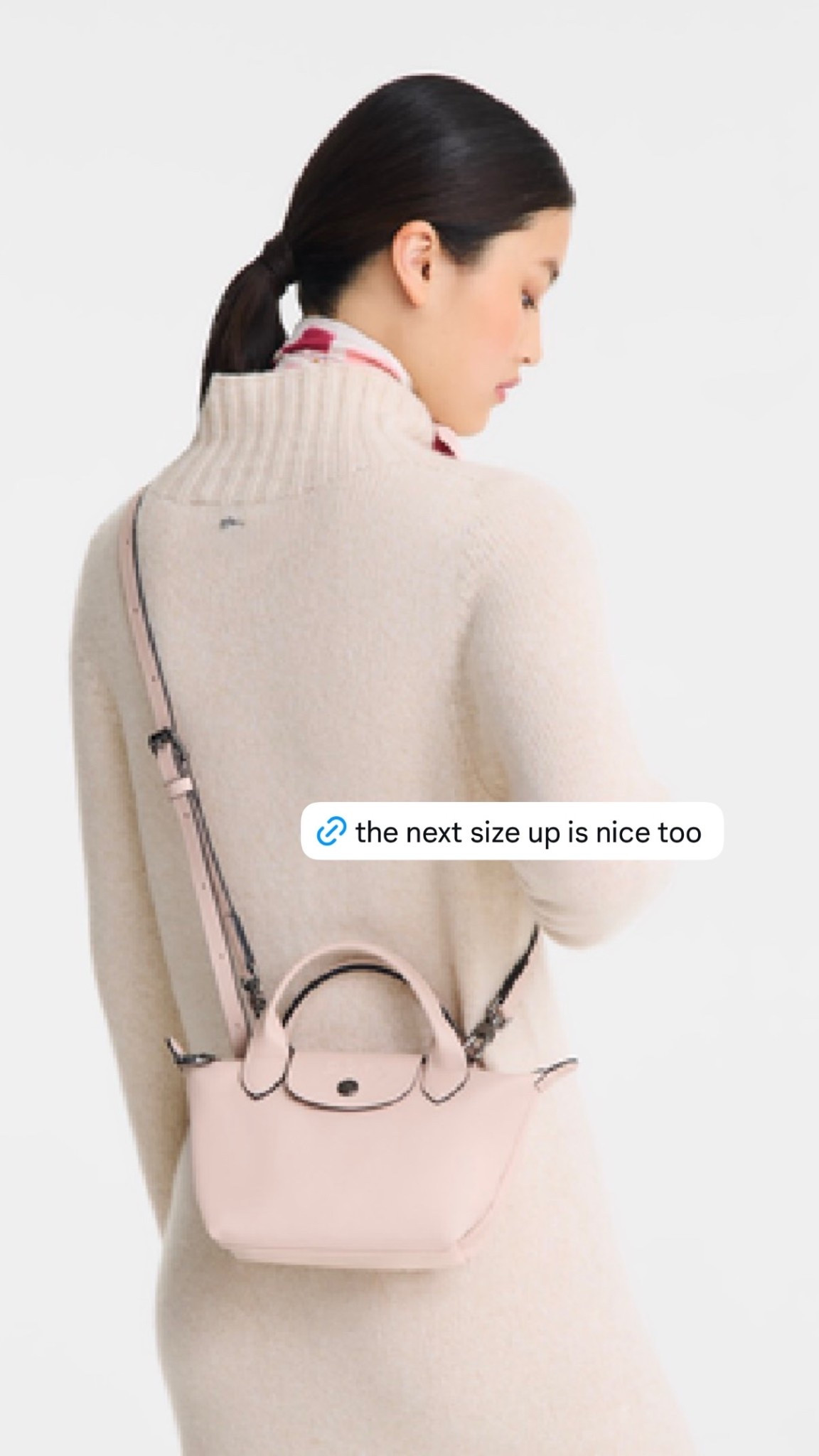 This might be the perfect size up but still very small hands free handbag in leather 

#LTKCyberWeek #LTKmomlife #LTKGiftGuide