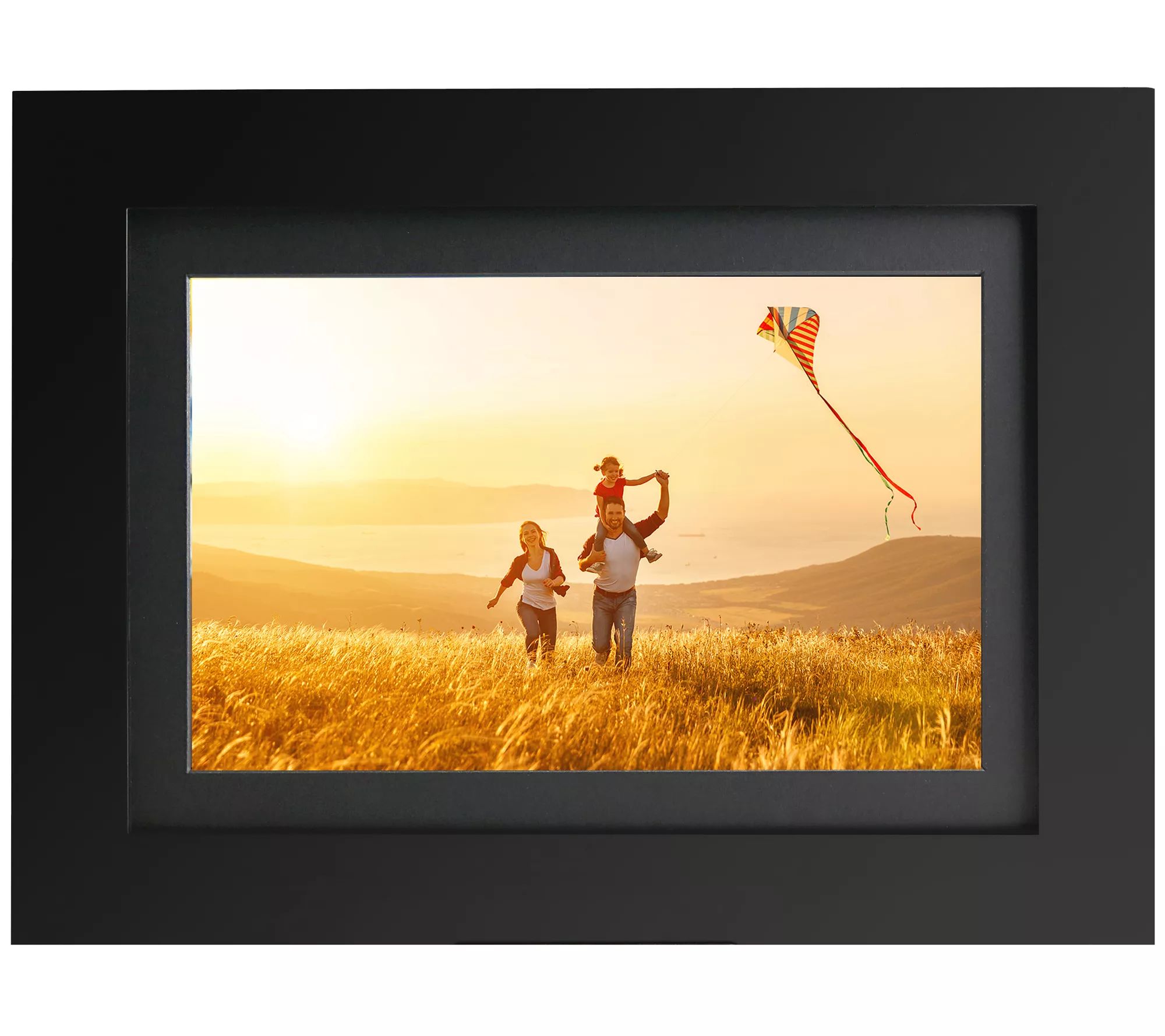 Brookstone 8" PhotoShare Friends and Family Smart Photo Frame | QVC