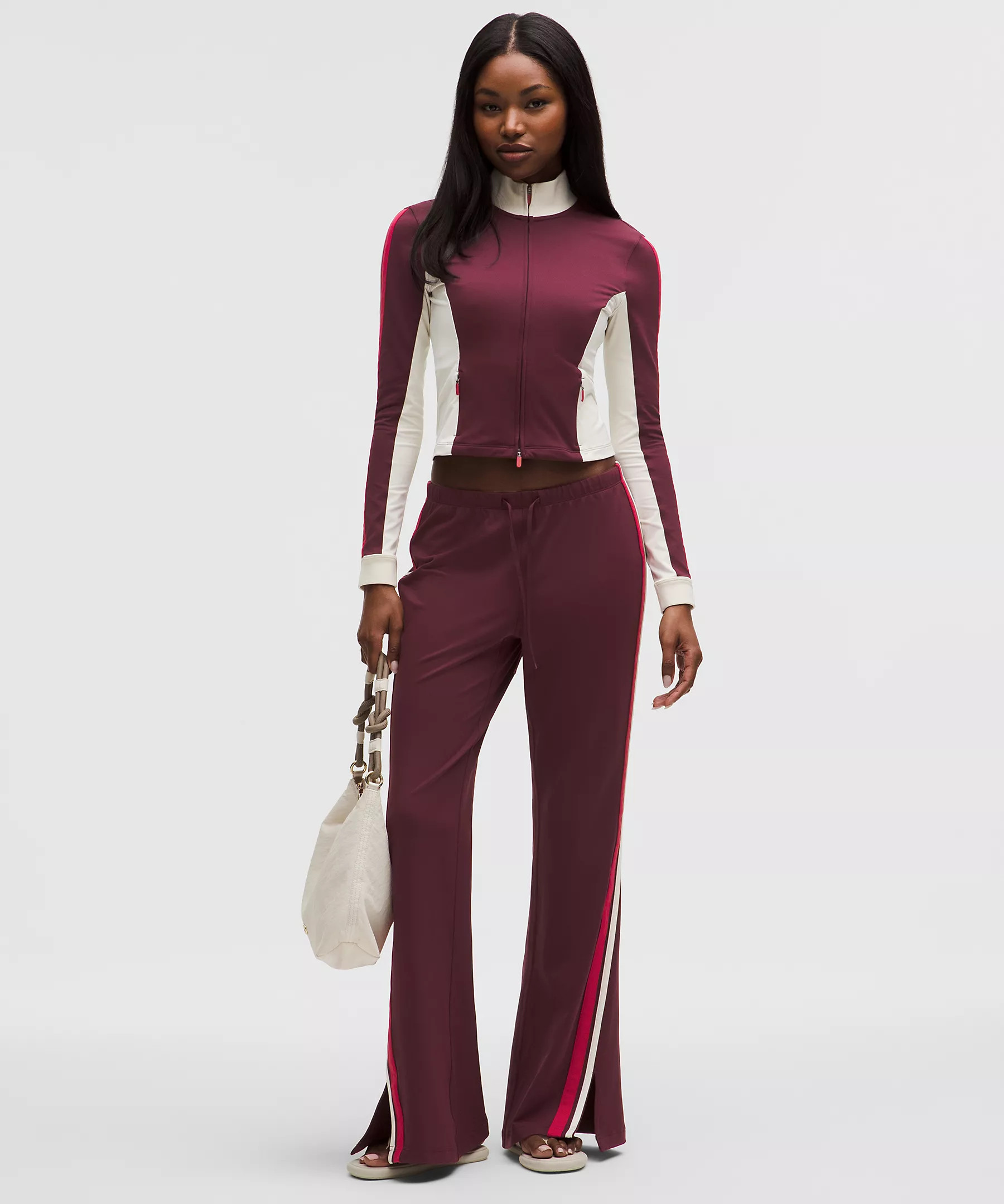 Striped Slim-Fit Mid-Rise Track Pant | Lululemon (US)