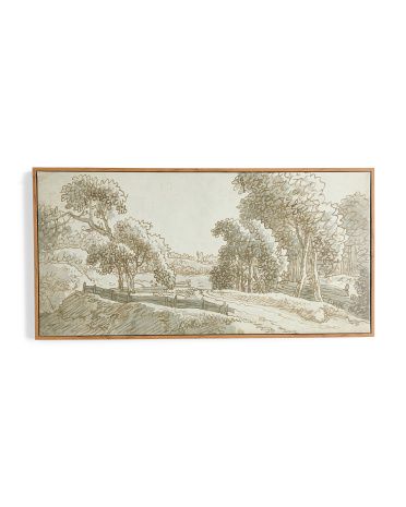 32x16 Etched Landscape Wall Art | Marshalls