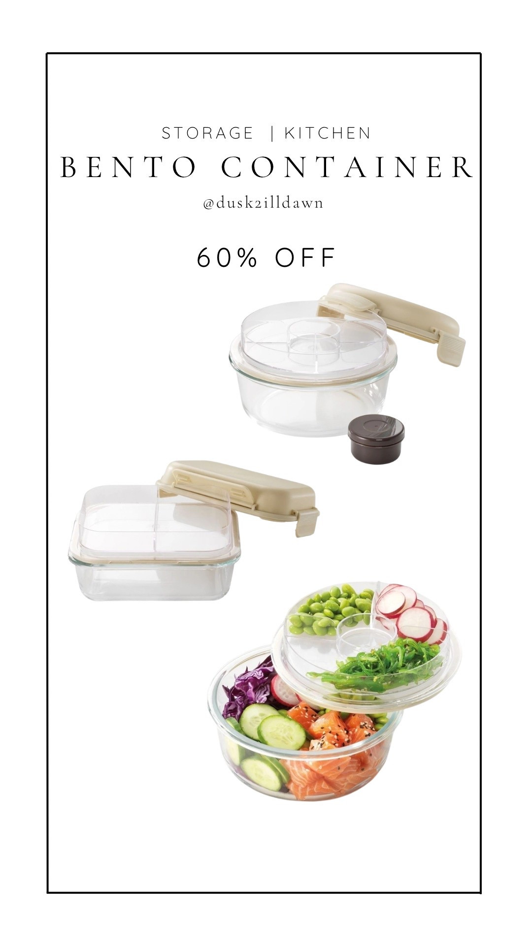 Perfect bento container with removable ice pack currently 60% off




#LTKfamily #LTKsale #LTKhome