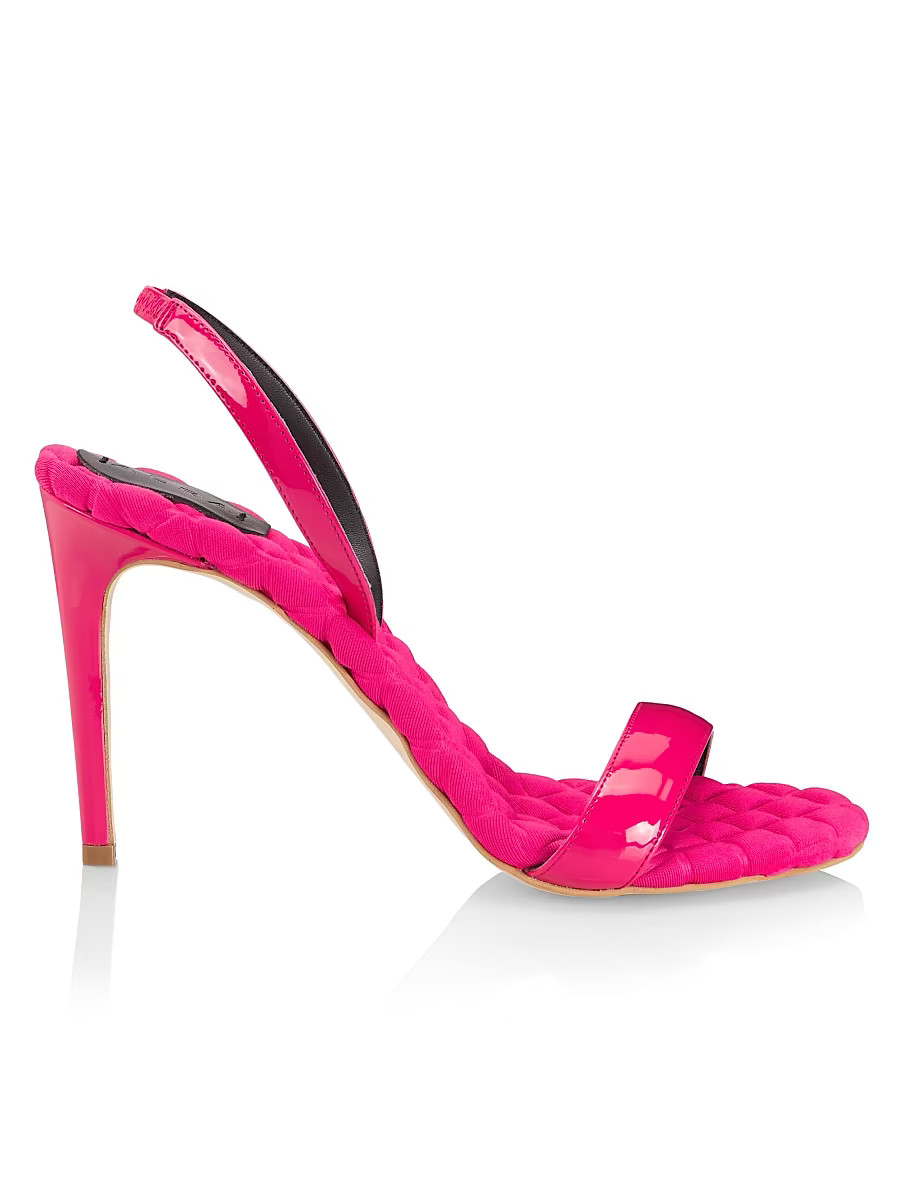 Women's Vivien Vegan Leather Slingback Sandals - Fuchsia - Size 9 | Saks Fifth Avenue