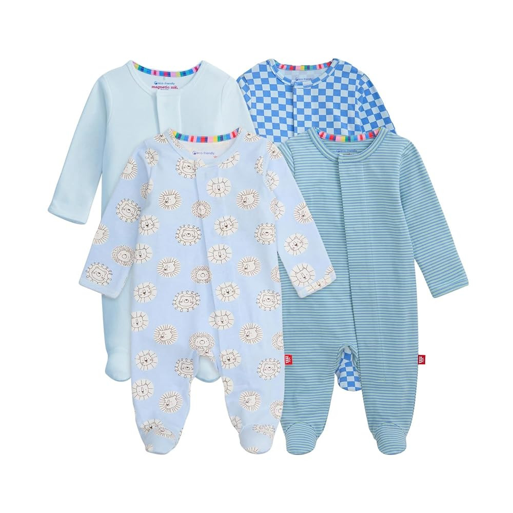 Magnetic Me Cloudstretch 4-Pack Bundle | Magnetic Baby Footie Pajamas | Amazon (US)