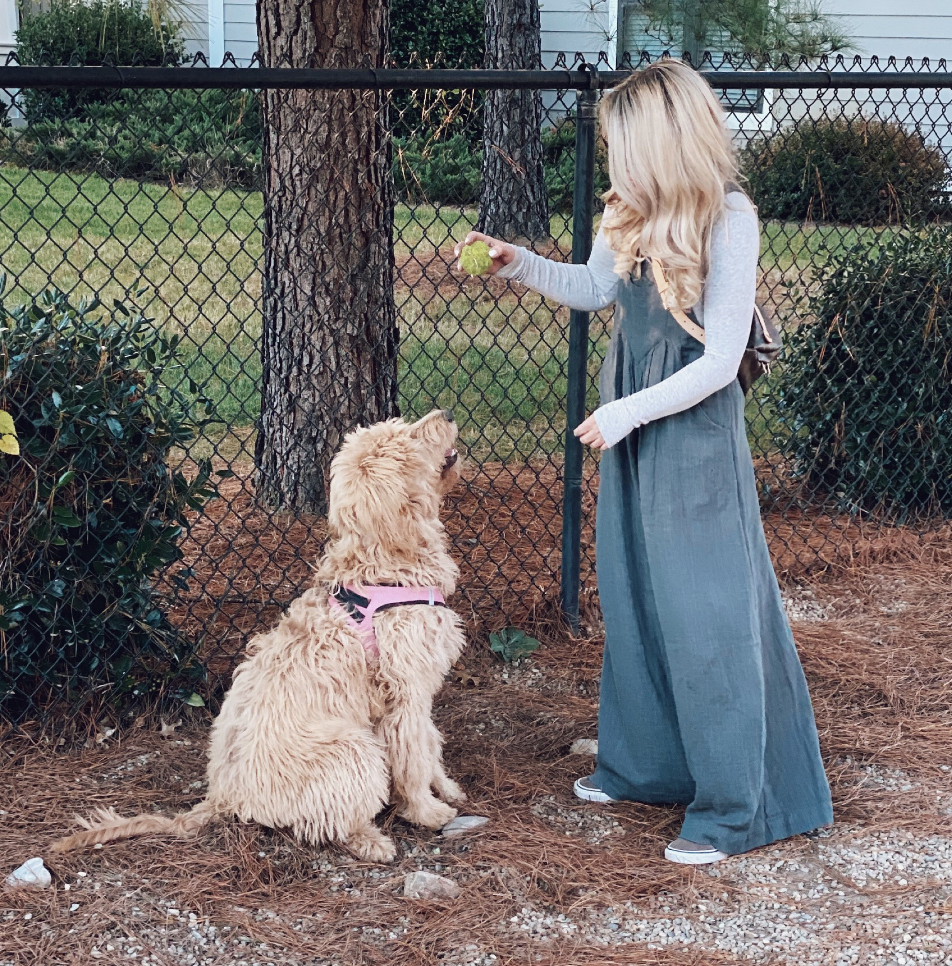 The most comfy overalls paired with a bodysuit! #overalls #freepeople #bodysuit #vans #puppylove

#LTKStyleTip #LTKOver40