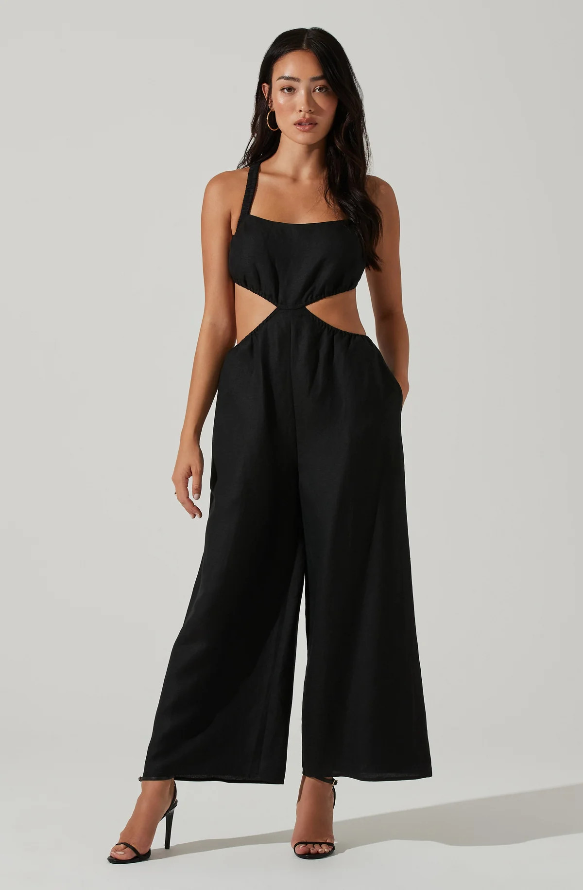 Marise Cutout Wide Leg Jumpsuit | ASTR The Label (US)