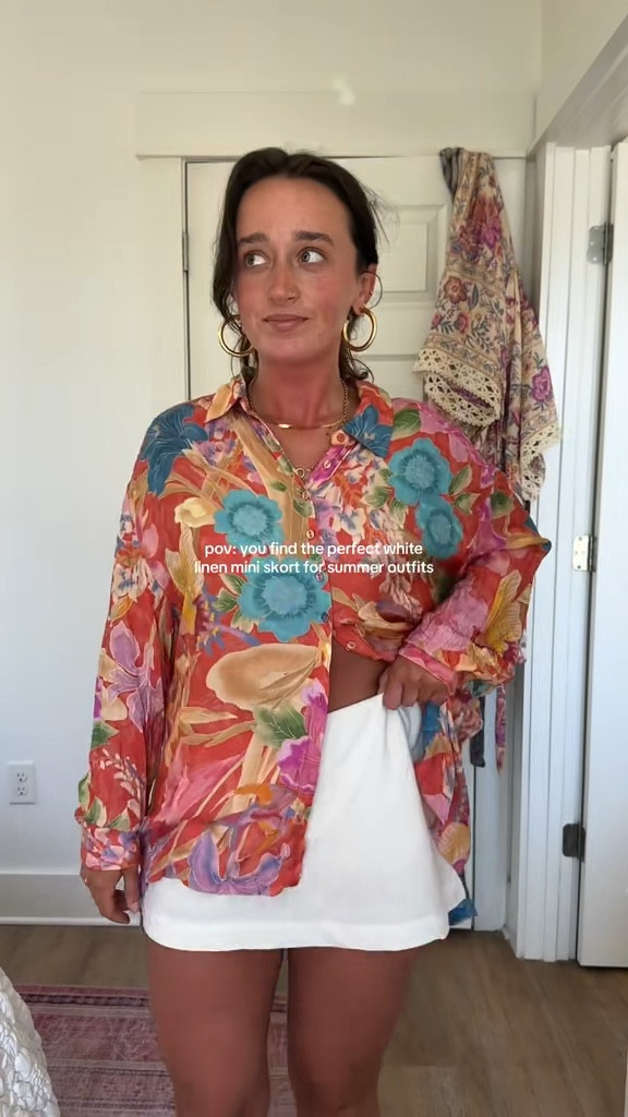 linen mini skort outfits for summer!

#LTKStyleTip #LTKFindsUnder100 #LTKTravel