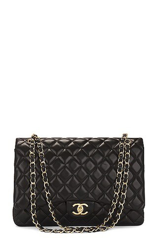 Chanel Calfskin Double Flap Bag | FWRD 