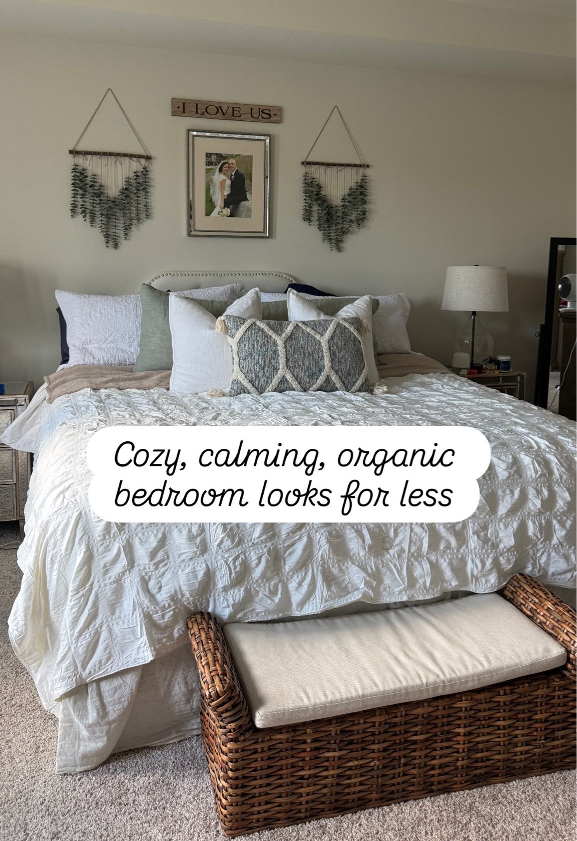 Turn your master primary bedroom into a beautiful cozy sanctuary, where you can spend time relaxing, unwinding, reading, scrolling, or chatting with your partner. 
Included in this post are silky soft cotton and bamboo bedsheets, luxurious pillowcases, soft comfy linen bedding / comforters, linen curtains, wall decor, bamboo pajamas, slippers and more. 
I love natural, organic fibers, and a layered textured comfy look. Whites and neutrals, soft, fluffy blankets and squishy pillows that are supportive, greens, blues, ivory, and natural materials. My preferred style is coastal and boho chic. ￼ I wanted to feel like a Spa when I get in my bed.  ￼

#LTKHome #LTKselfcare #LTKOver40