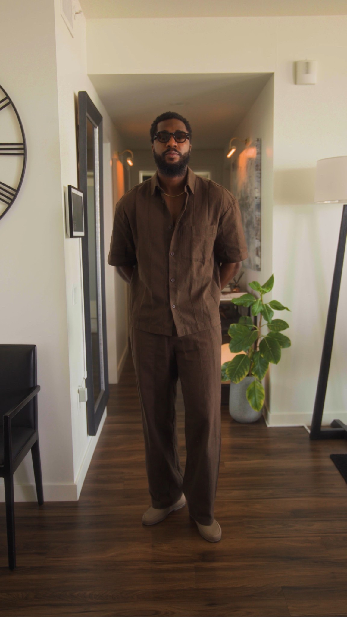 Brown matching vacation set. Links below ⬇️.

#LTKMens