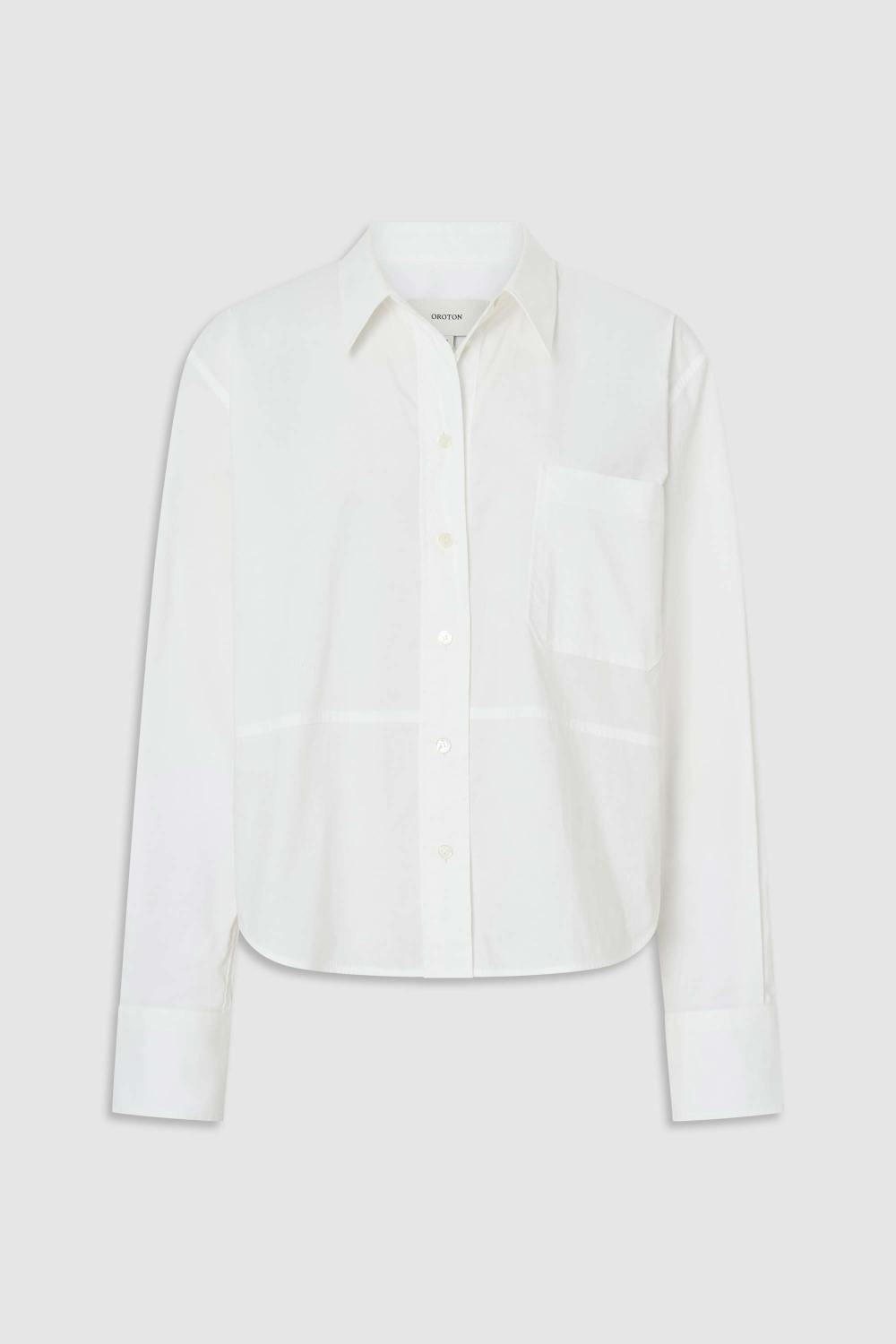 CRISP POPLIN SHIRT - White | | Oroton