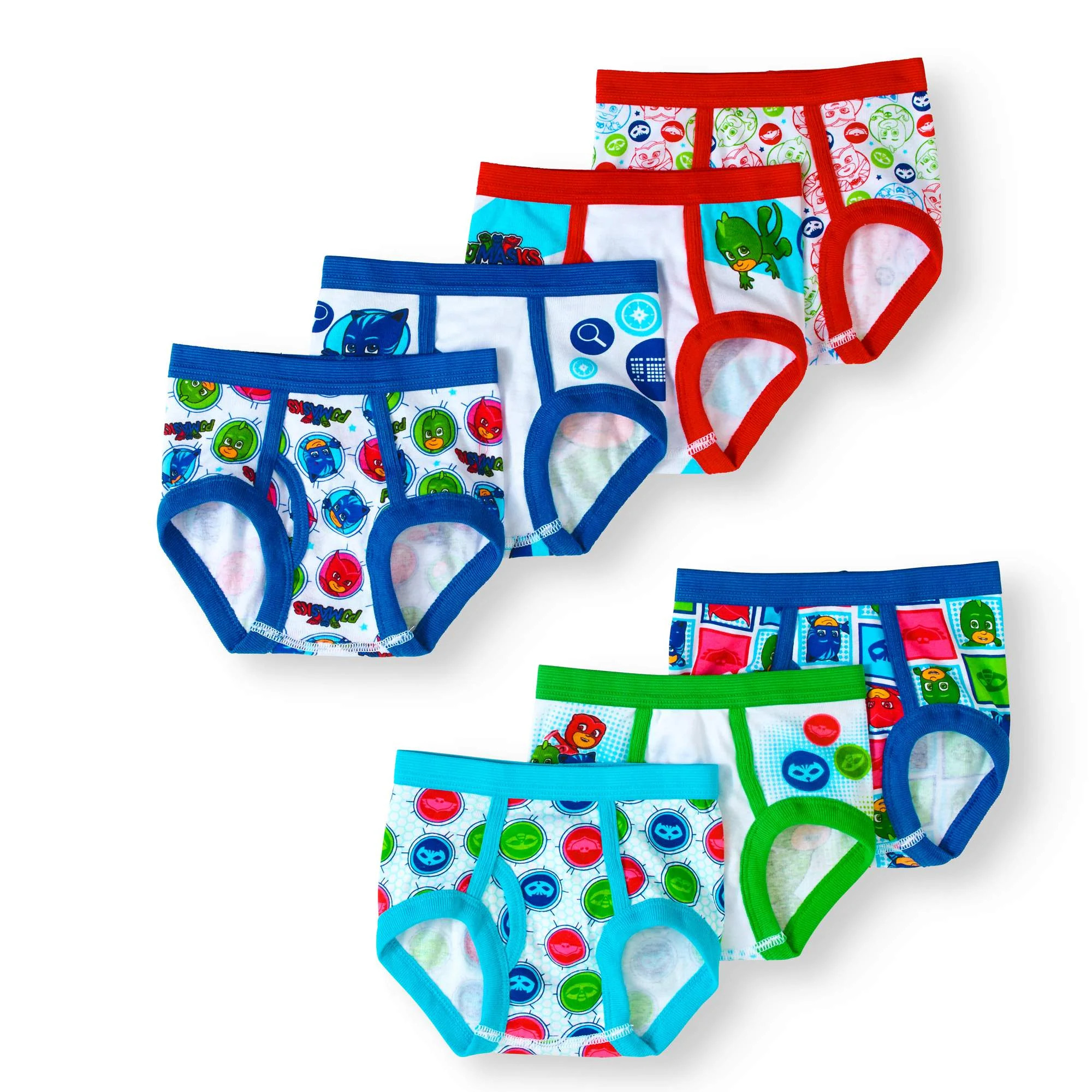 PJ Masks Toddler Boy Briefs, 7-Pack, Sizes 2T-4T | Walmart (US)