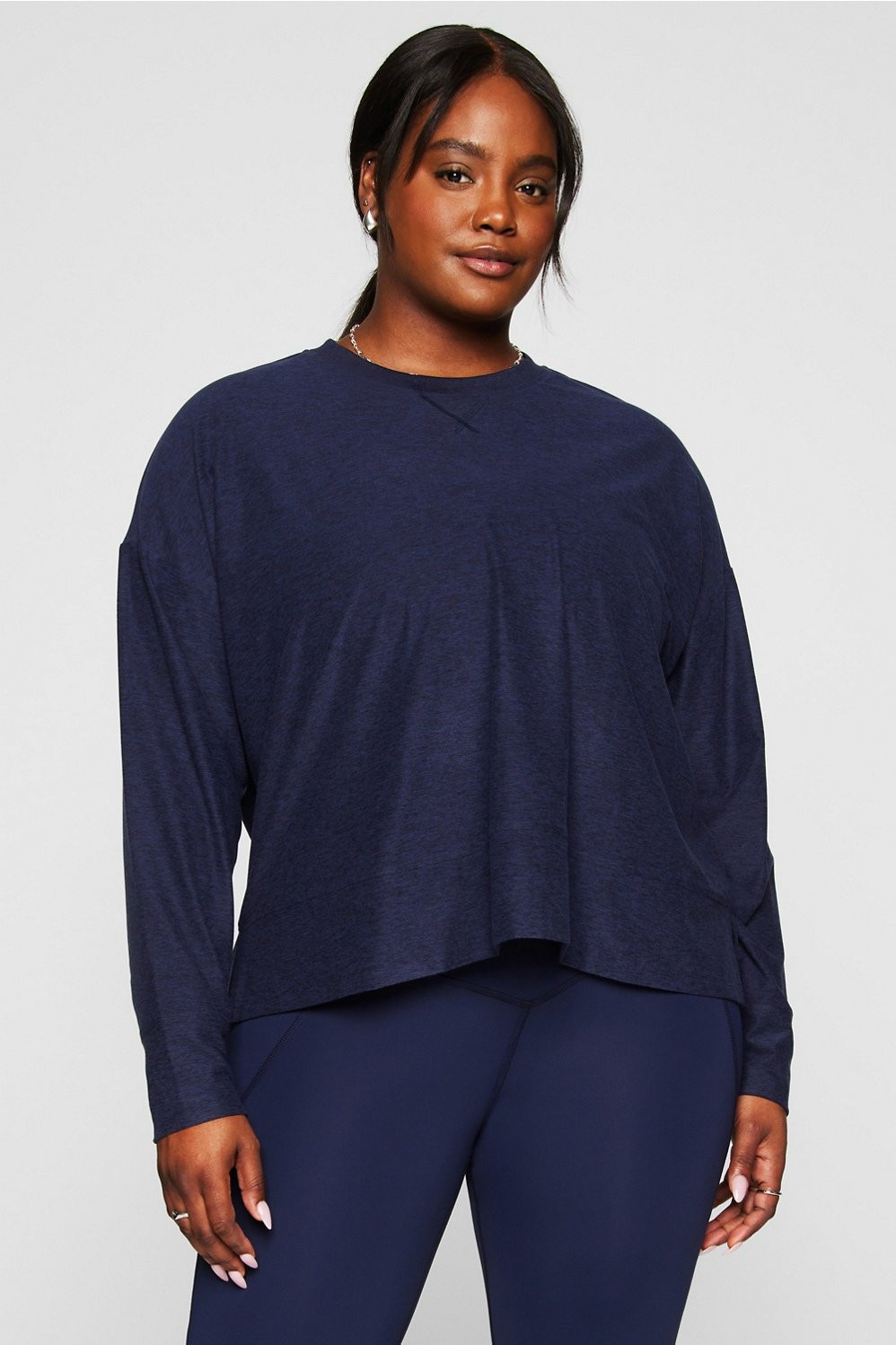 Cloud Jersey Boxy Long-Sleeve Top | Fabletics