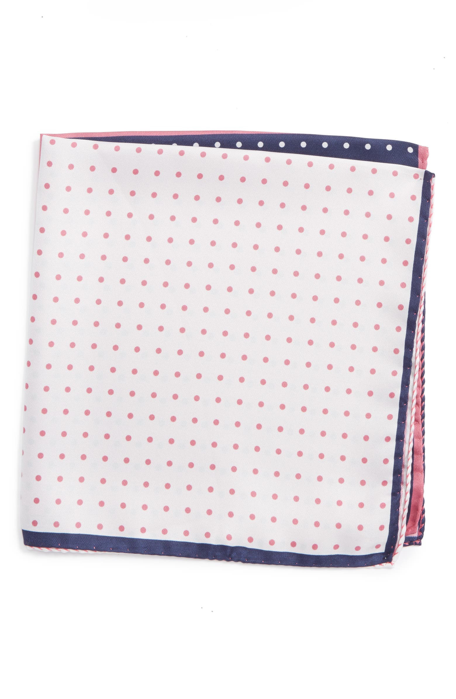 Four Panel Dot Silk Pocket Square | Nordstrom
