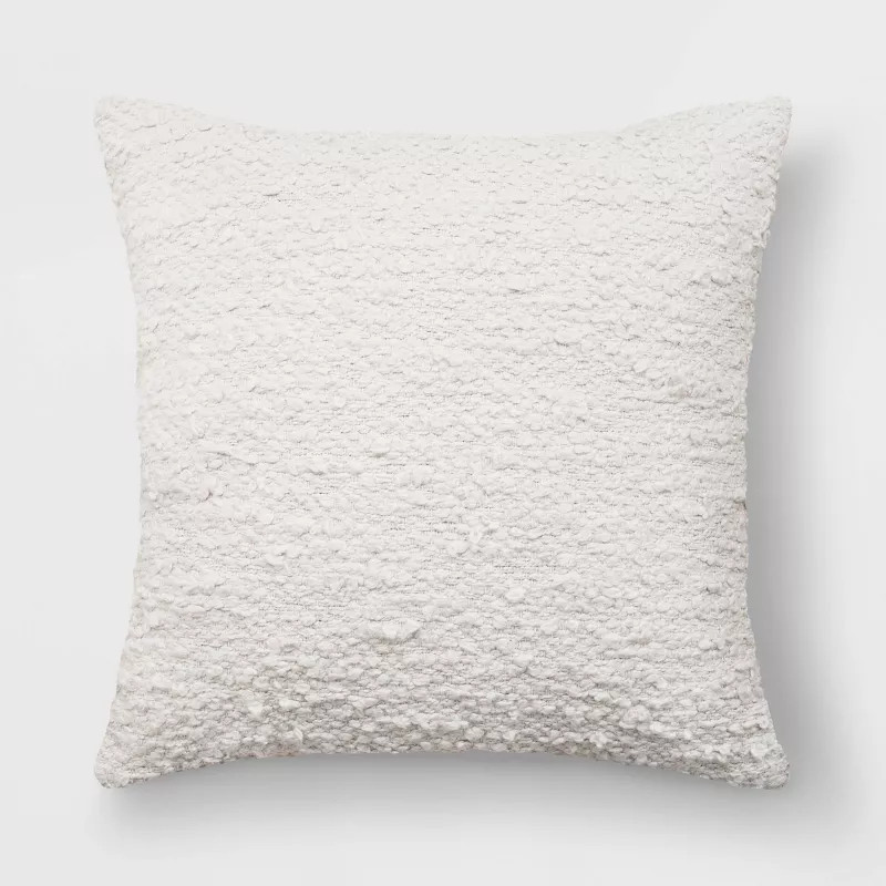 Woven Cotton Textured Square Throw Pillow - Threshold™ | Target