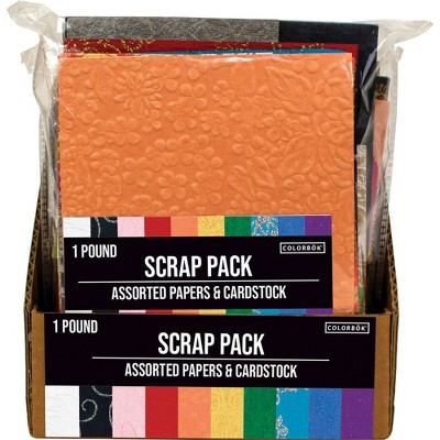 Colorbok Scrap Pack Paper 1lb Various Sizes-Assorted | Target