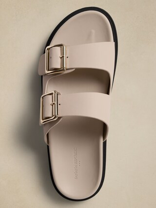 Double Strap Buckle Sandal | Banana Republic Factory