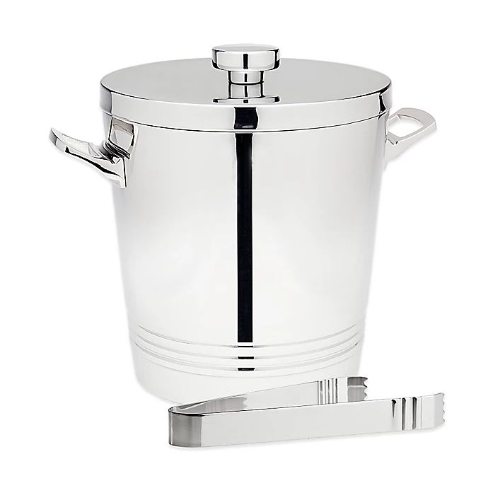 Top Shelf Double Wall Ice Bucket with Tongs | Bed Bath & Beyond