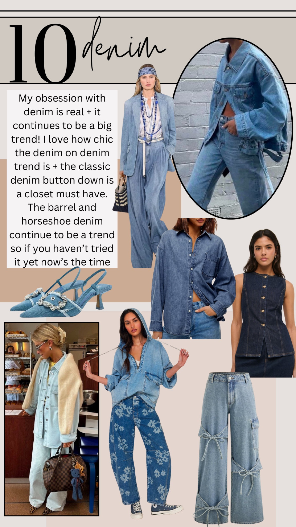 Denim trend 

#LTKSeasonal #LTKStyleTip #LTKMostLoved