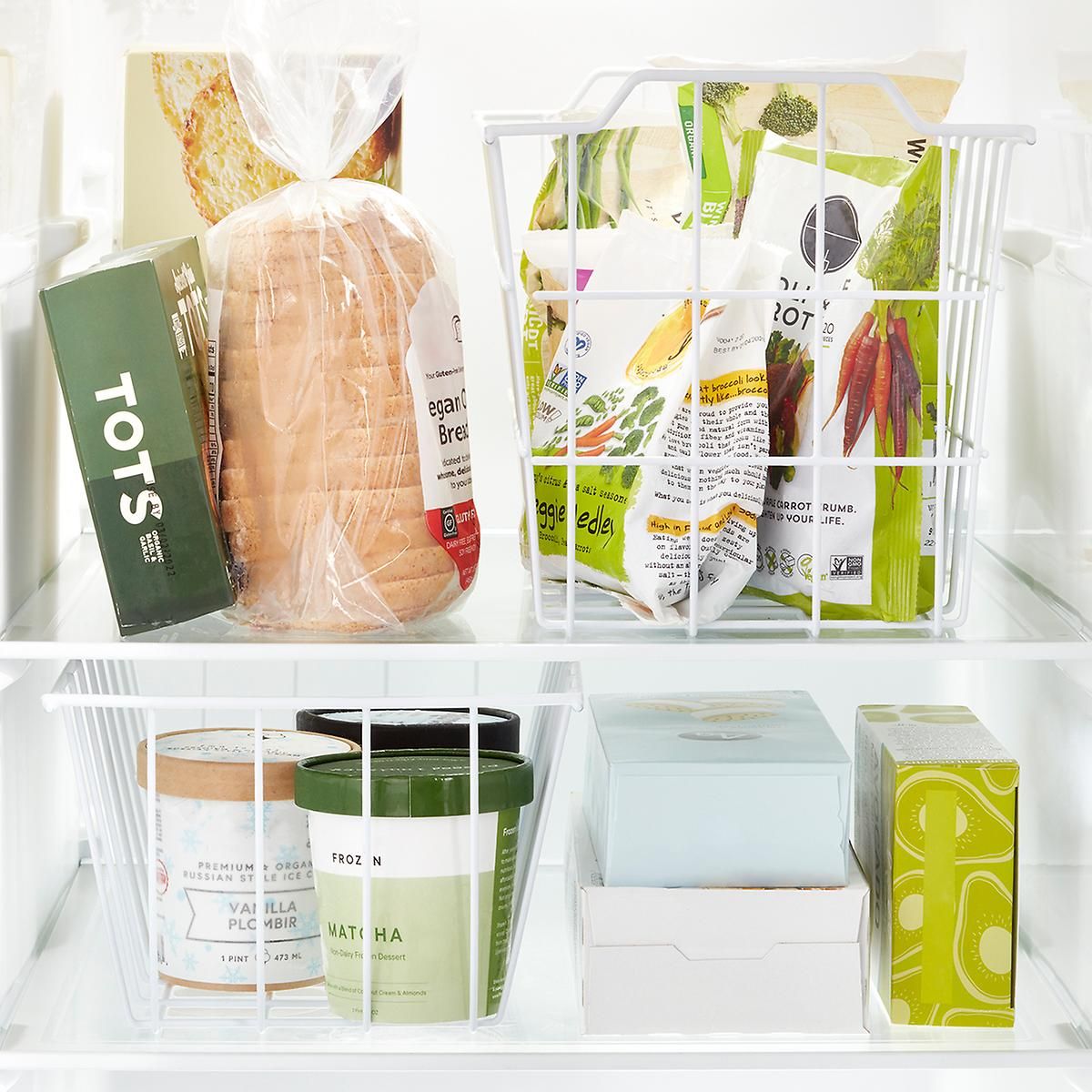 Design Ideas Freezer Storage Baskets | The Container Store