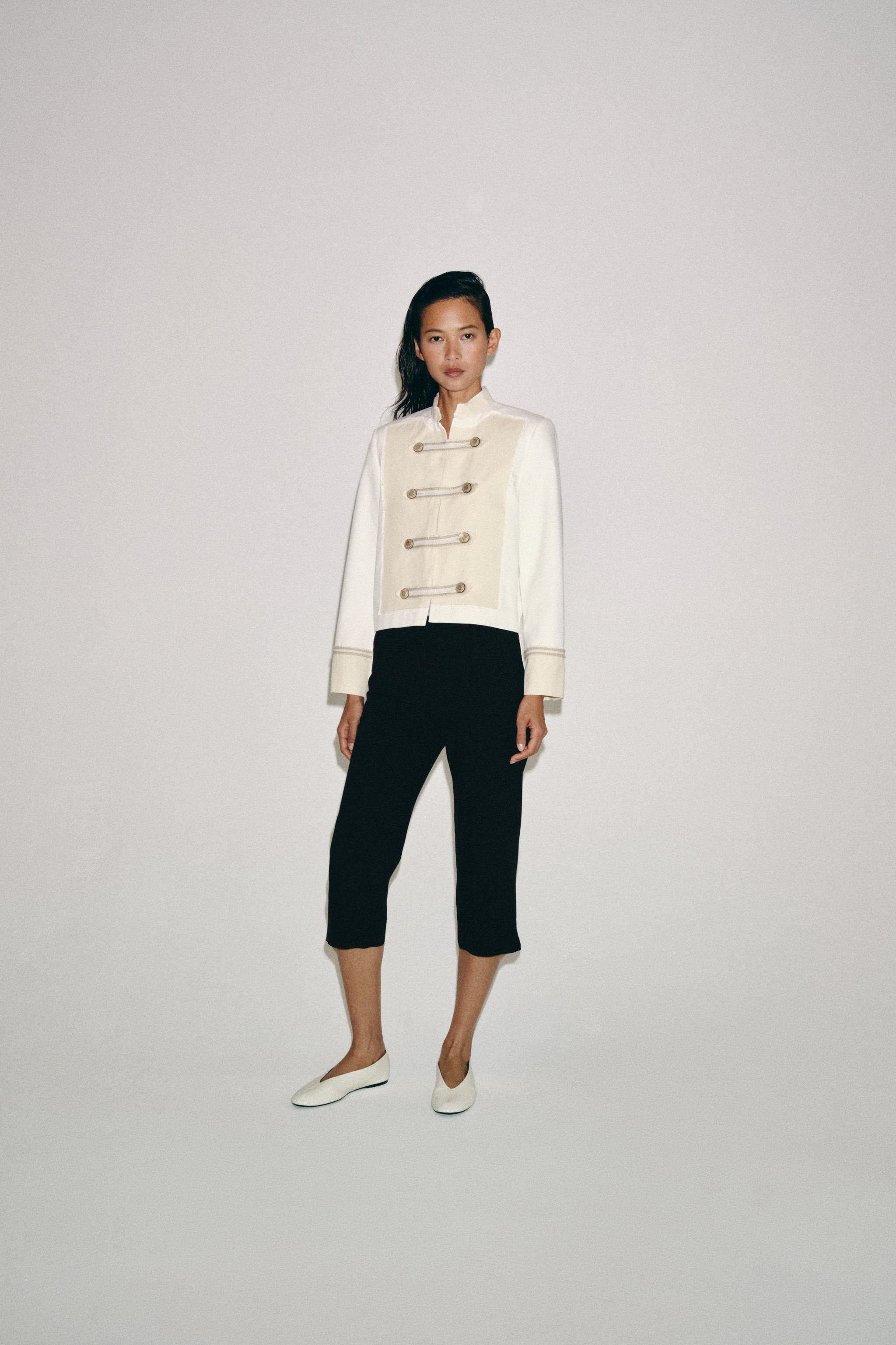 ZW COLLECTION CAPRI PANTS | Zara US