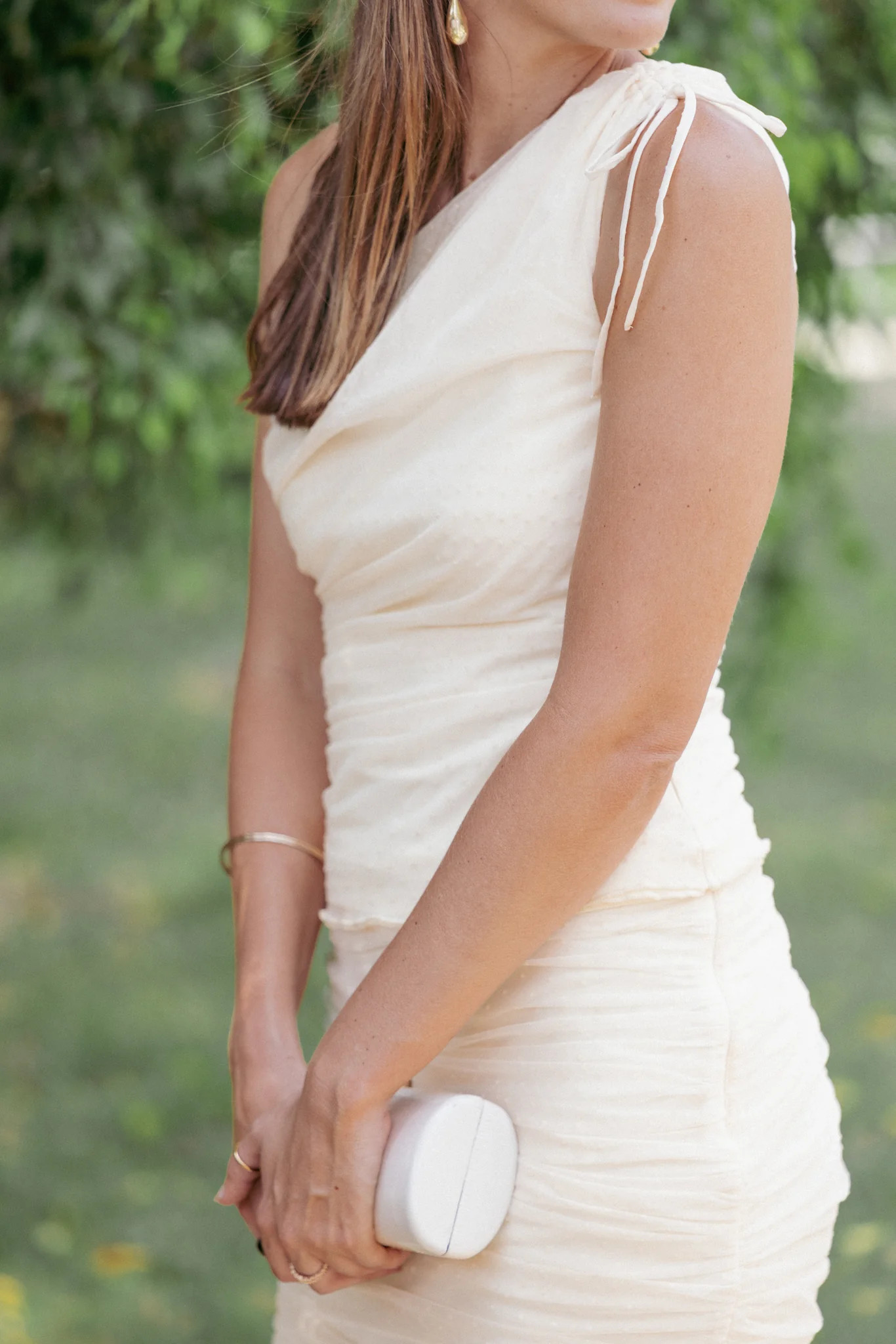 Susan Mesh One Shoulder Top - Yellow | Petal & Pup (US)