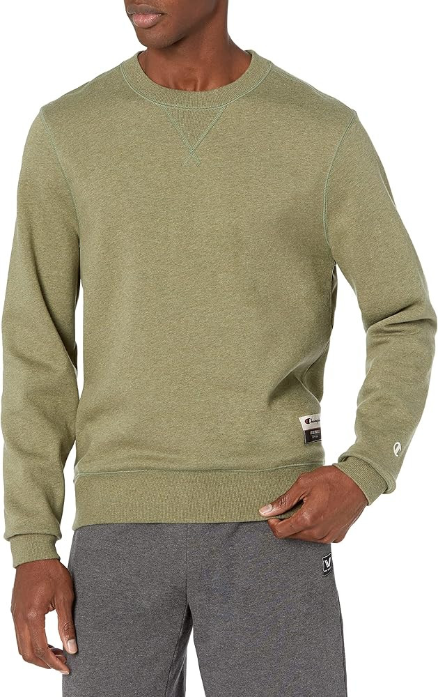 Champion Authentic Originals Men's Sueded Fleece Sweatshirt | Amazon (US)