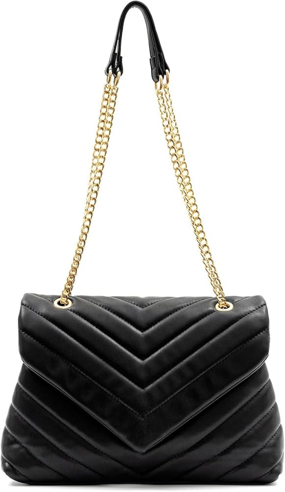 PRETTYGARDEN Women’s Fashion Crossbody Bags Lightweight Adjustable Chain Strap Quilted Designer... | Amazon (US)