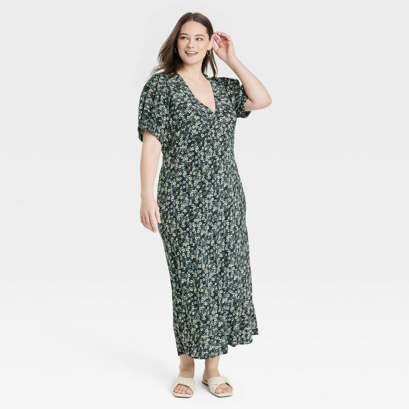 Women's Puff Short Sleeve Dress - A New Day™ | Target