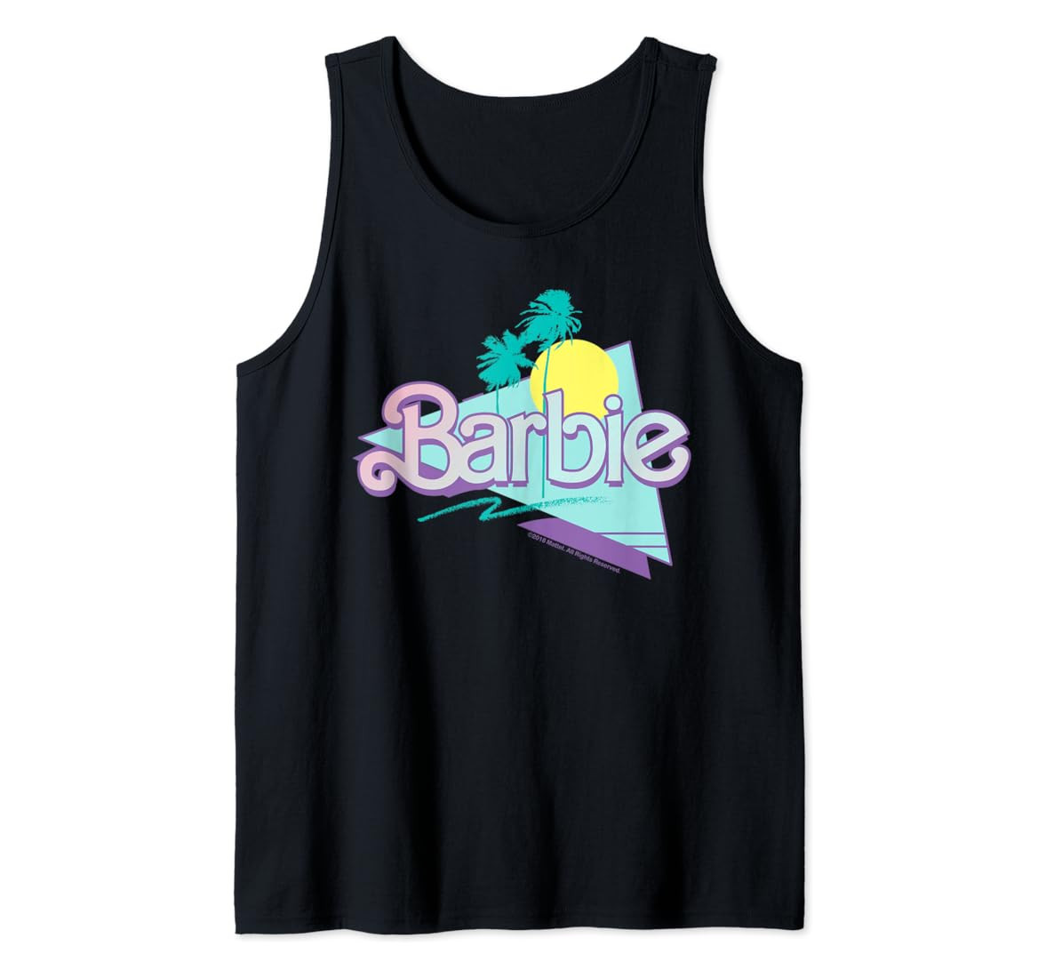 Barbie 90's Barbie Logo Tank Top | Amazon (US)
