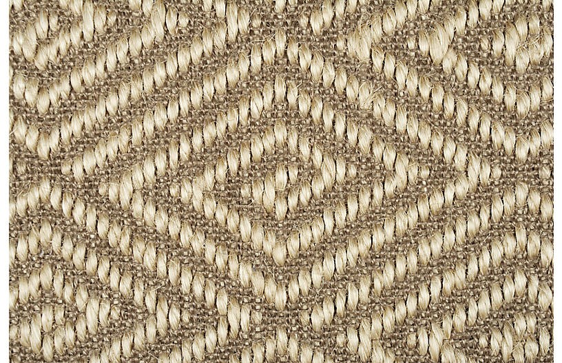 Neptune Sisal Rug, Platinum/Ecru | One Kings Lane