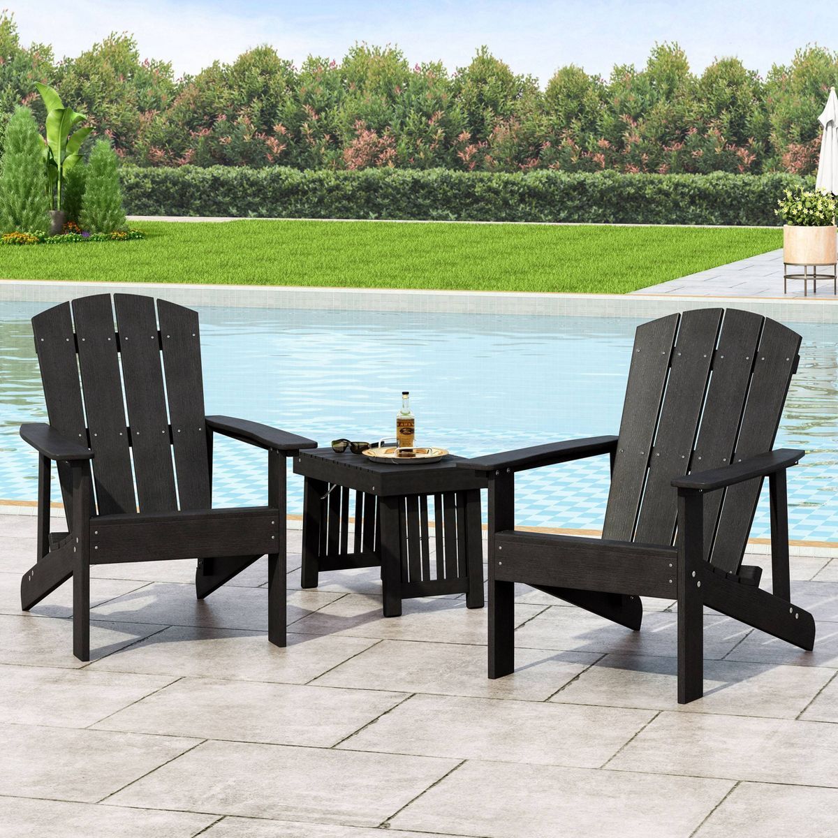 2pk Culver Outdoor Adirondack Chairs - Christopher Knight Home | Target
