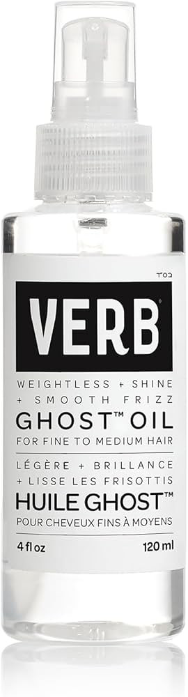 VERB Ghost Oil - Weightless Hair Oil for Fine to Medium Hair – Smooths Frizz, Adds Shine – Su... | Amazon (US)