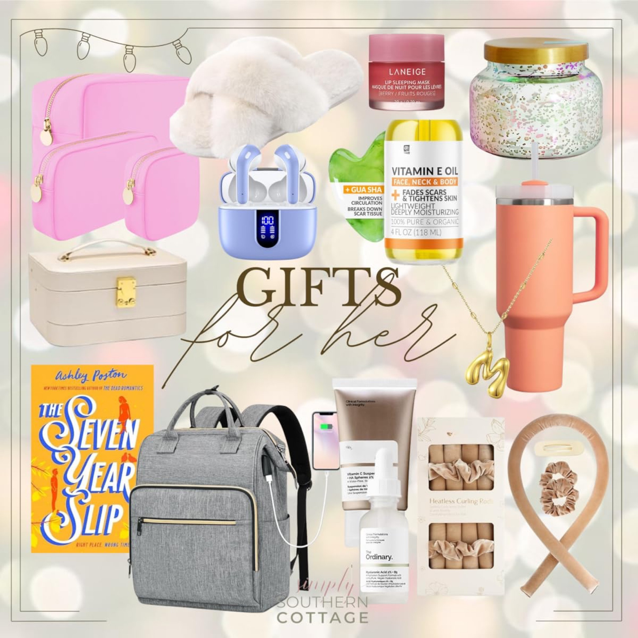 Gifts for her that she will love💕

gift guide - gift ideas - gifts for her - teen girl gifts - gifts for your wife - slippers - stanley cup - skincare - heatless curler - candle - laneige - makeup organizer 

#LTKSeasonal #LTKGiftGuide #LTKHoliday