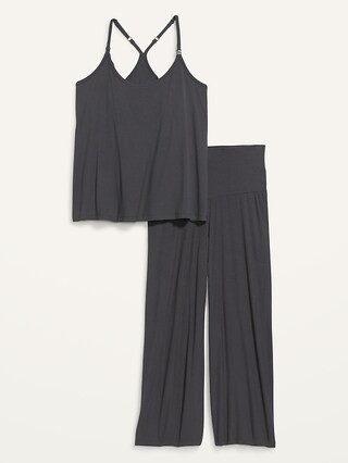 Maternity Sunday Sleep Racerback Pajama Top and Pants Set | Old Navy (US)