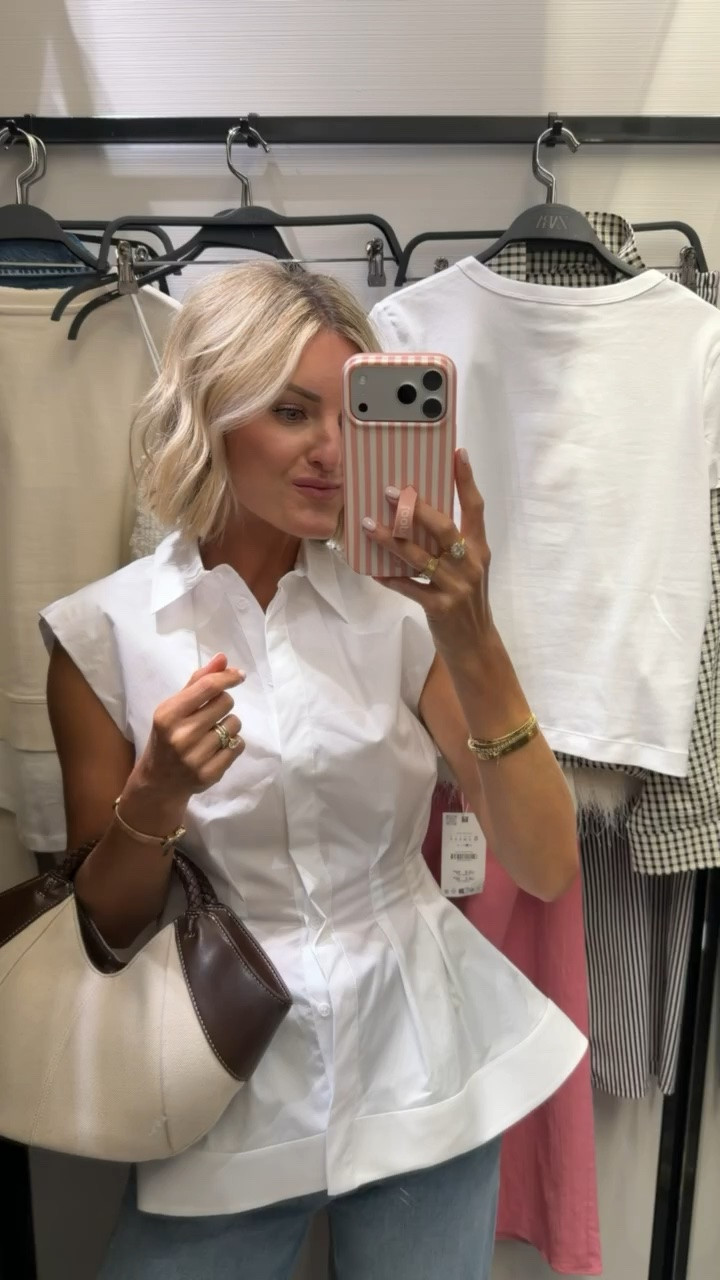 This top is so versatile! It’d be great for workwear or could be dressed up for a date night! Wearing S/27.

Loverly Grey, Zara, summer workwear, white blouse, summer fashion, summer outfit ideas

#LTKootd #LTKSeasonal #LTKWorkwear
