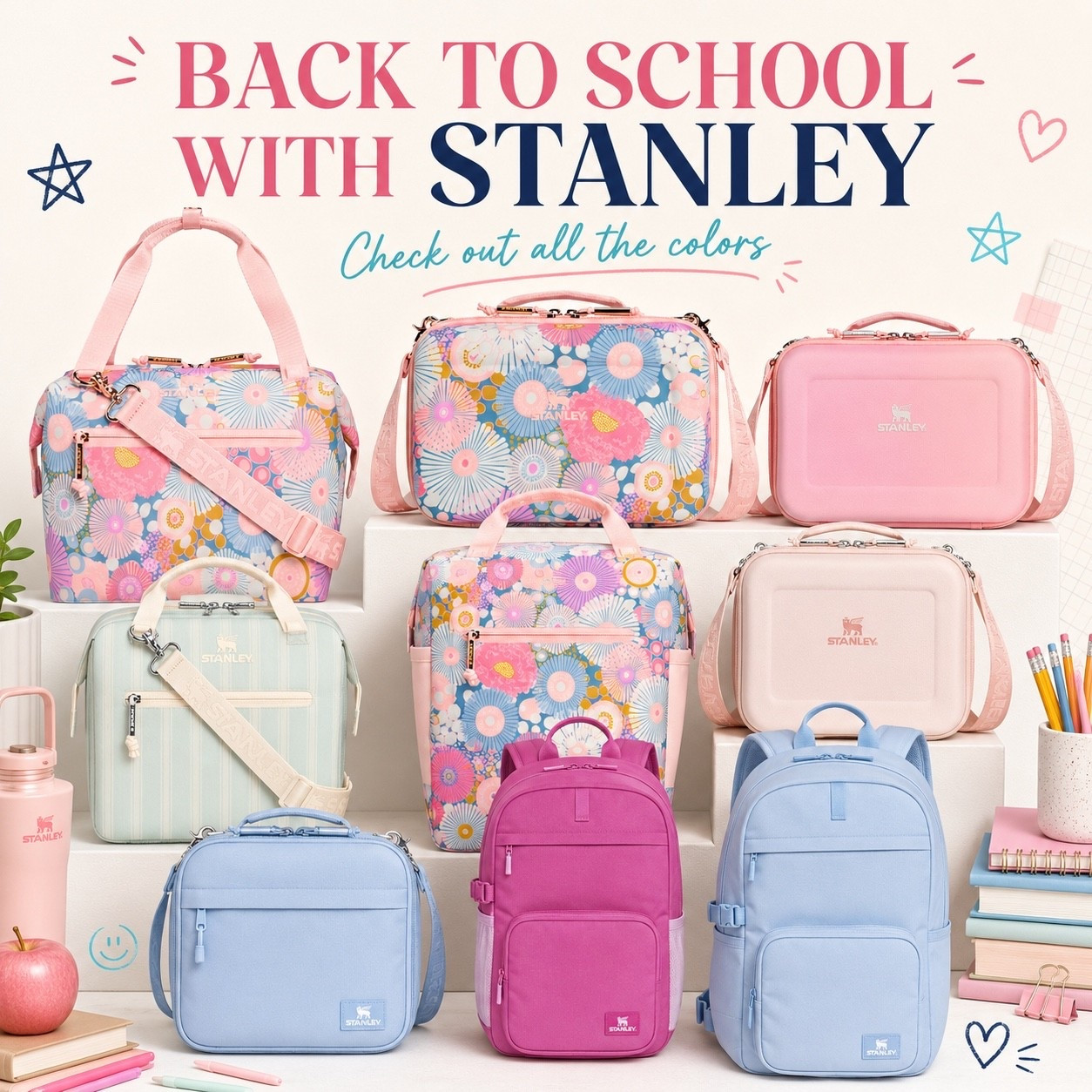 The cutest lunch boxes and backpacks from Stanley! Their tumblers aren’t the only thing trending with kids—these are too!

@stanley_brand
#Stanley1913Partner